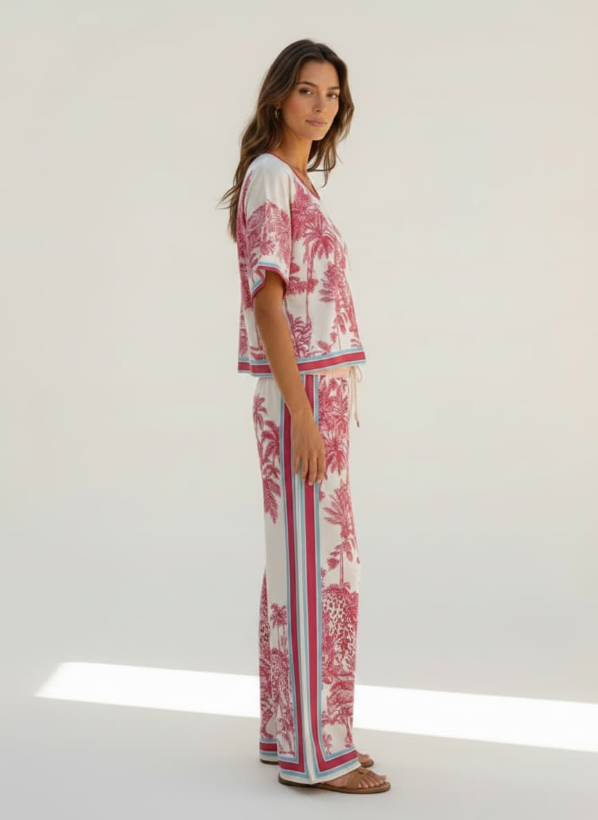 Safari Toile Lounge Co-ord
